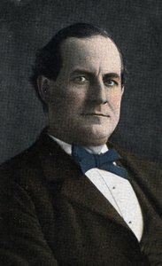 Porträtt av den amerikanske politikern William Jennings Bryan (1860-1925) Kromolitografi från tidigt 1900-tal av Unknown Artist