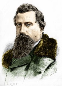 Porträtt av Amilcare Ponchielli (1834 - 1886) italiensk kompositör. av Unknown artist