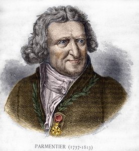 Porträtt av Antoine Augustin Parmentier (1737 - 1813), fransk militärapotekare och agronom - i Les Contemporains, n.d. sent 1800-tal. av Unknown artist