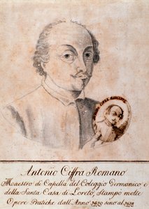 Porträtt av Antonio Cifra (teckning) av Unknown artist
