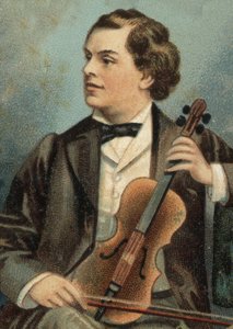 Porträtt av August Wilhemj, tysk violinist (1845-1908). av Unknown artist