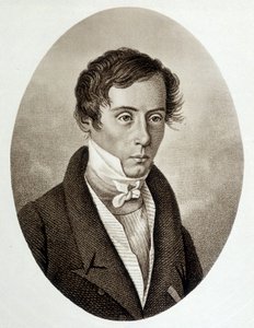 Porträtt av Augustin Fresnel (1788-1827), fransk fysiker. av Unknown artist