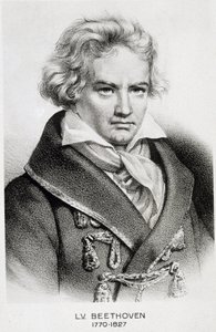 Porträtt av Beethoven (1770 - 1827). av Unknown artist