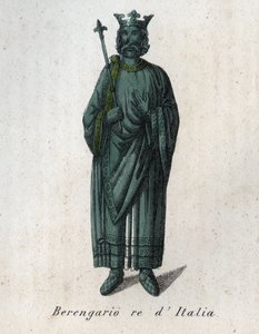 Porträtt av Berengar II kung av Italien (900-966) - Berenger II ou ou ou Berenger d