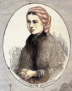 Porträtt av Bernadette Soubirous (1844-1879). av Unknown artist