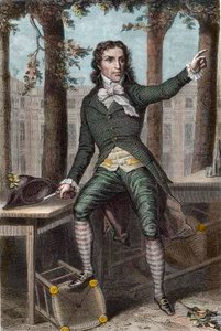 Porträtt av Camille Desmoulins (1760-1794), politiker under franska revolutionen av Unknown artist