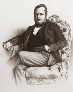 Porträtt av Camillo Benso greve av Cavour (1810 - 1861) - Porträtt av Camillo Benso, greve av Cavour (1810-1861). av Unknown artist