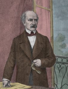 Porträtt av Carlo Cattaneo (1801-1869), italiensk patriot, filosof - Porträtt av patriot, filosof, politisk tänkare Carlo Cattaneo (1801-1869) av Unknown artist
