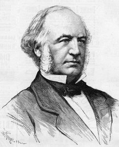 Porträtt av Charles Bergeron (1808-1883) fransk ingenjör, stor hantverkare av omvandlingen av Paris sätt, i "" Le Monde Illustré 1885". av Unknown artist