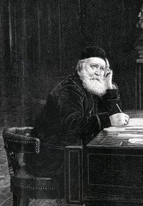 Porträtt av Charles Gounod (1818-1893), fransk kompositör. av Unknown artist