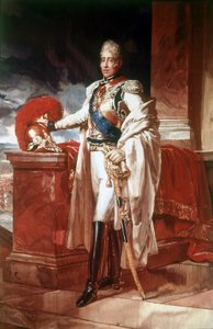 Porträtt av Karl X (1757 - 1836), kung av Frankrike från 1824 till 1830. Målning. Museet i Capodimonte, Neapel. av Unknown artist