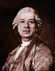 Porträtt av Christoph Gluck (gravyr) av Unknown artist