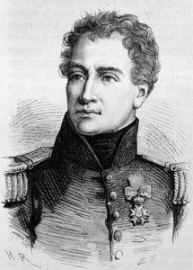 Porträtt av Claude Francois de Malet (1754 - 1812). (Claude-Francois Malet) Gravyr från slutet av 1800-talet i "Histoire de France"" av H. Martin. av Unknown artist