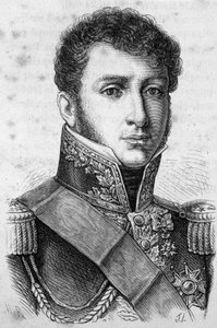 Porträtt av greve Charles Tristan av Montholon, fransk general (1783-1853). av Unknown artist