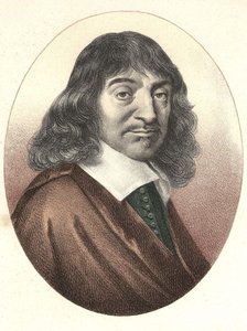 Porträtt av Descartes (1596 - 1650). av Unknown artist