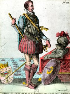 Porträtt av Don Juan Jose av Österrike (1629-1679) Nederländernas vice kung Gravyr från 1600-talet Privat samling av Unknown artist