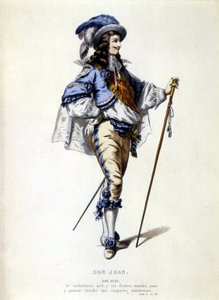 Porträtt av Don Juan till fots, sd. 1800-talet av Unknown artist