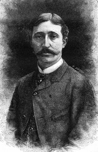 Porträtt av Edouard Detail, fransk målare (1848-1912). av Unknown artist