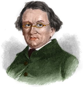 Porträtt av Eduard Morike (1804-1875), tysk romantisk författare. av Unknown artist