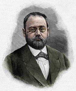 Porträtt av Emile Zola (1840-1902) av Unknown artist