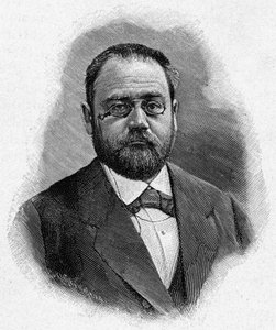 Porträtt av Emile Zola, av Unknown artist