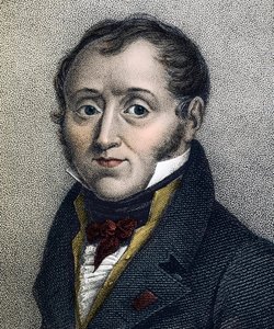 Porträtt av Emmanuel de Las Cases (1766-1842) fransk historiker - gravyr från 1800-talet av Unknown artist