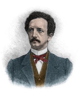 Porträtt av Ferdinand Johann Gottlieb Lassalle (1825-1864), en tysk jurist, filosof och socialistisk politisk aktivist - gravyr av Unknown artist