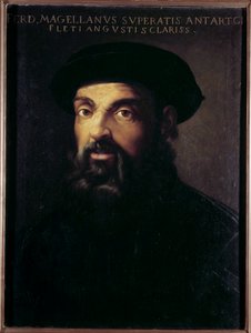 Porträtt av Fernand de Magellan (1480-1521) portugisisk sjöfarare Anonym målning från 1500-talet. Sevilla, Museum of Fine Arts av Unknown artist