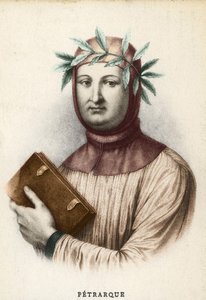 Porträtt av Francesco Petrarca (Petrarch), italiensk författare (1304 - 1374) av Unknown artist