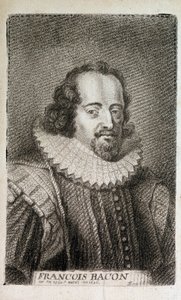 Porträtt av Francis Bacon (1561-1626), engelsk filosof. n.d. v.1600. av Unknown artist