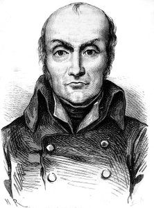 Porträtt av Francois Nicolas Appert, uppfinnaren av plåtlådan - i "" Industrins underverk"" av Louis Figuier av Unknown artist