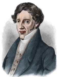 Porträtt av Franz Grillparzer (1791-1872), österrikisk dramatiker. av Unknown artist