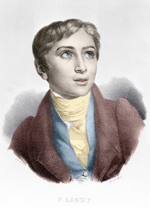 Porträtt av Franz Liszt (1811-1886), ungersk kompositör och pianist. av Unknown artist