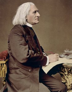 Porträtt av Franz Liszt (1811-1886), ungersk kompositör, pianist och dirigent av Unknown artist