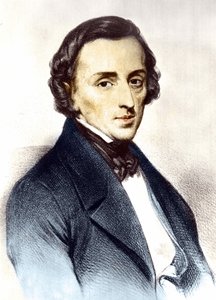 Porträtt av Frederick Chopin (1810-1849), polsk kompositör. av Unknown artist
