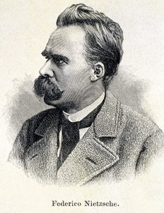 Porträtt av Friedrich Nietzsche (1833 - 1900) av Unknown artist