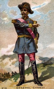 Porträtt av general Chanzy (1823 - 1883) Kromolitografi från det sena 1800-talet. av Unknown artist