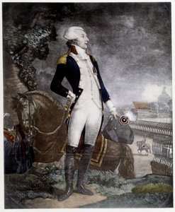 Porträtt av General La Fayette (Lafayette av Unknown artist