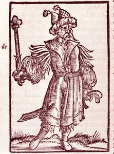 Porträtt av Djingis Khan (Temudjin av Unknown artist