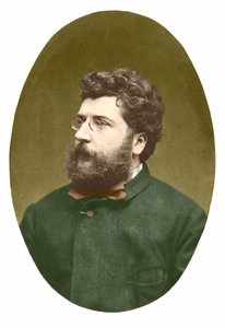 Porträtt av Georges Bizet (1838 - 1875). av Unknown artist