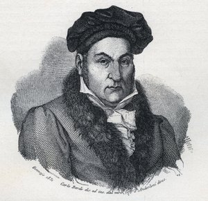 Porträtt av Giandomenico (Gian Domenico) Romagnosi (1761-1835), italiensk filosof och advokat av Unknown artist