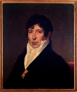 Porträtt av Girolamo Crescentini (1762-1846) Italiensk sångare castrato (castrat) Anonym målning. 1800-talet. Bolognas civila bibliografiska museum av Unknown artist