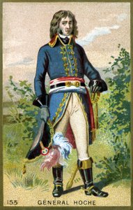 Porträtt av general Hoche (1768 - 1797). Kromolitografi från slutet av 1800-talet. av Unknown artist