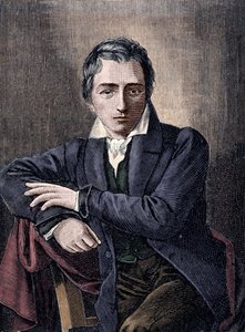 Porträtt av Heinrich Heine (1797-1856), tysk författare. av Unknown artist