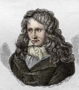 Porträtt av Henri Bernardin de Saint Pierre (Saint-Pierre eller St-Pierre), fransk författare (1737-1814). Gravyr från 1835. av Unknown artist