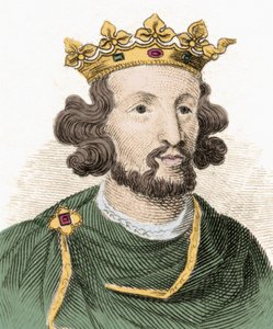 Porträtt av Henry III Plantagenet (1207-1272), kung av England. av Unknown artist