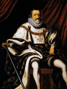 Porträtt av Henrik IV av Frankrike (Pau av Unknown artist