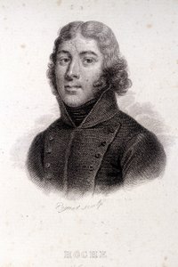 Porträtt av Hoche, gravyr från 1800-talet av Unknown artist