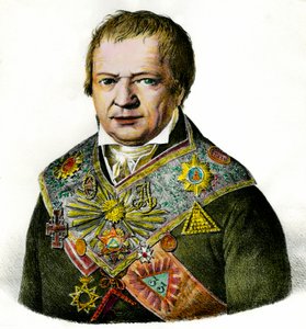 Porträtt av beläggning, Franc Macon. av Unknown artist