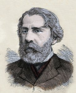 Porträtt av Ivan Turgeniev (Turgenev av Unknown artist